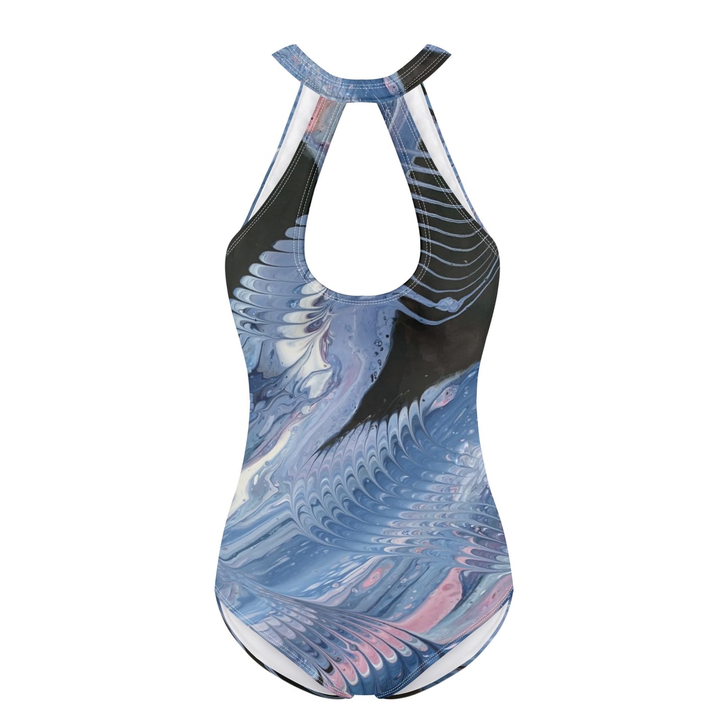 HooArt *Art U Wear* Womens One Piece Swimsuit Sexy Blue