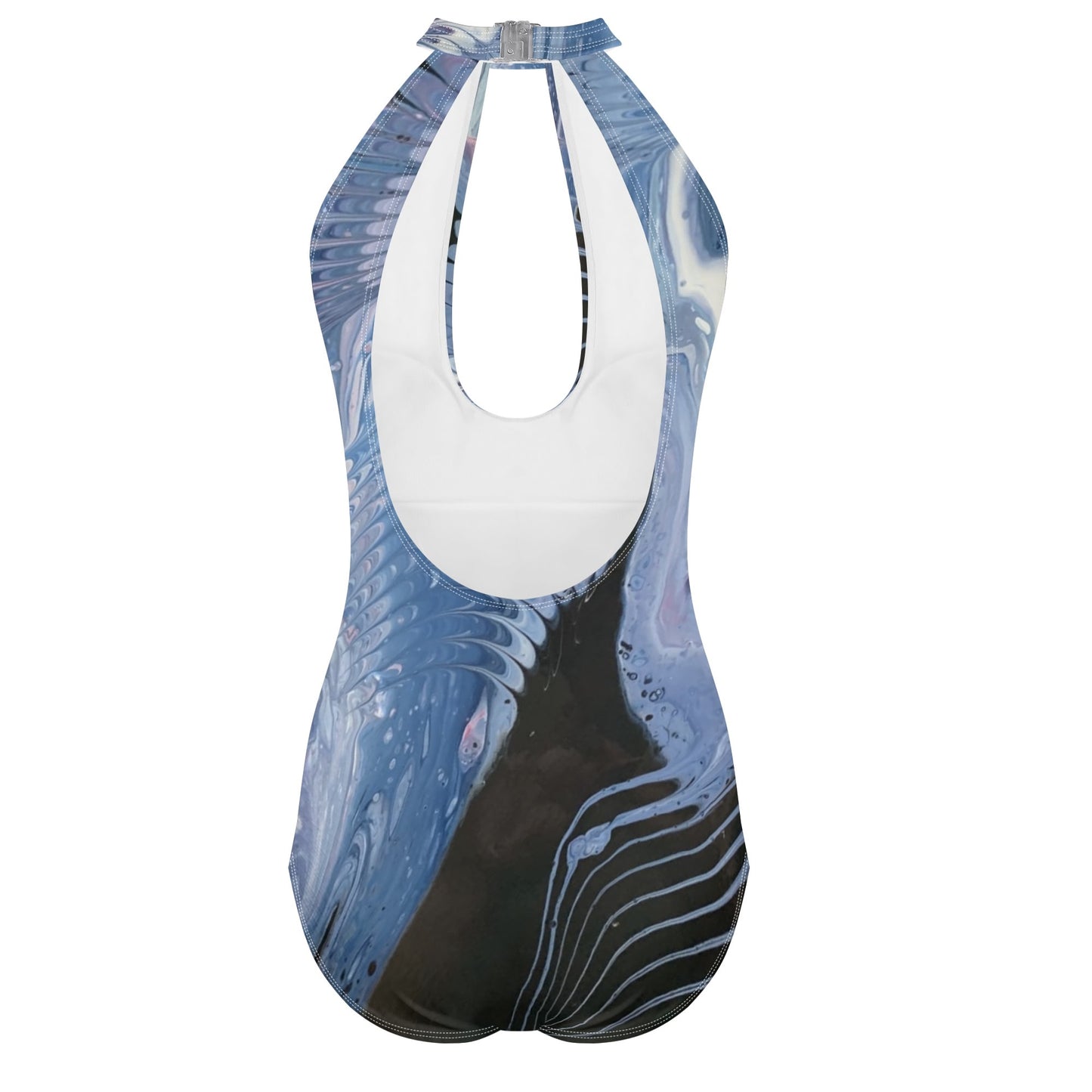 HooArt *Art U Wear* Womens One Piece Swimsuit Sexy Blue