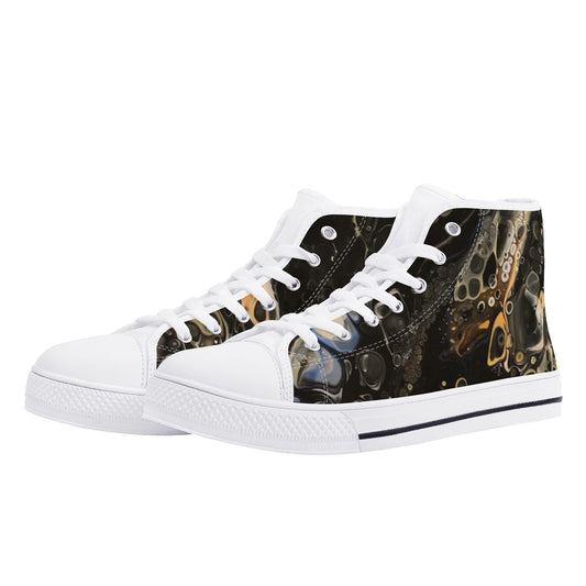 Art U Wear. Womens Rubber High Top Canvas Shoes, Super Trendy