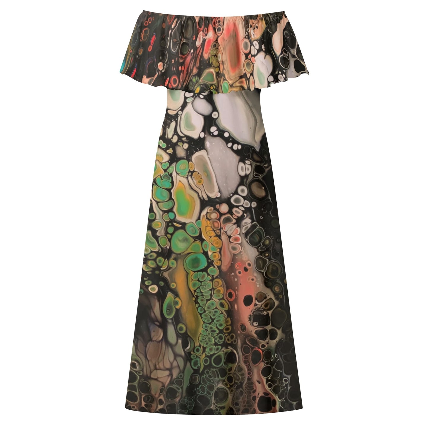Lalola *Art U Wear* Womens Off The Shoulder Wrap Long Dress