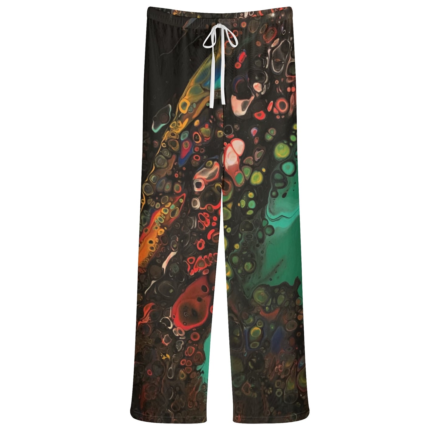 Lalola *Art U Wear* Womens See Through Cover up Straight Leg Pants