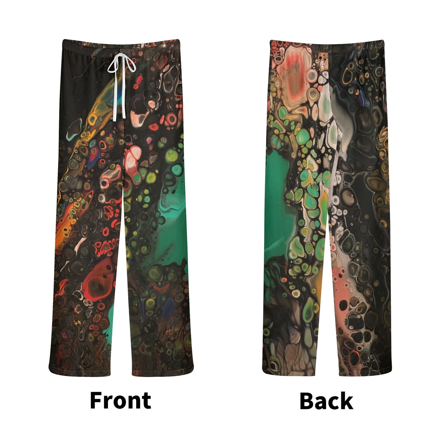 Lalola *Art U Wear* Womens See Through Cover up Straight Leg Pants