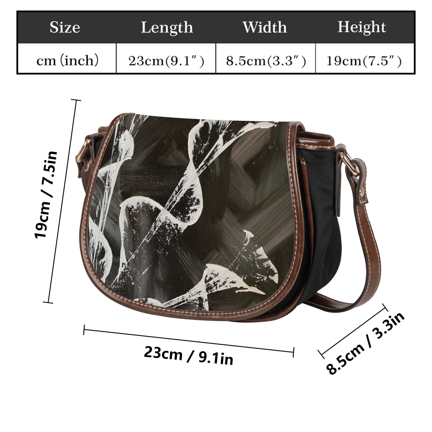 Lalola *Art U Wear* Saddle Bag, HooArt Exclusive