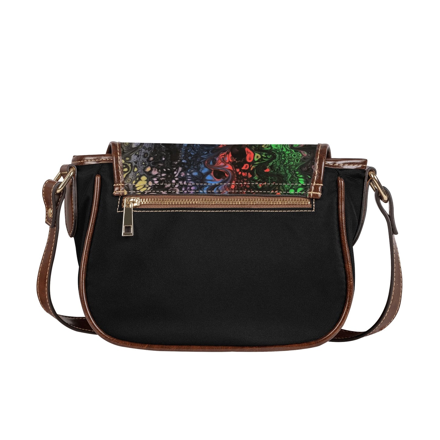 Lalola *Art U Wear* Saddle Bag, HooArt Rainbow