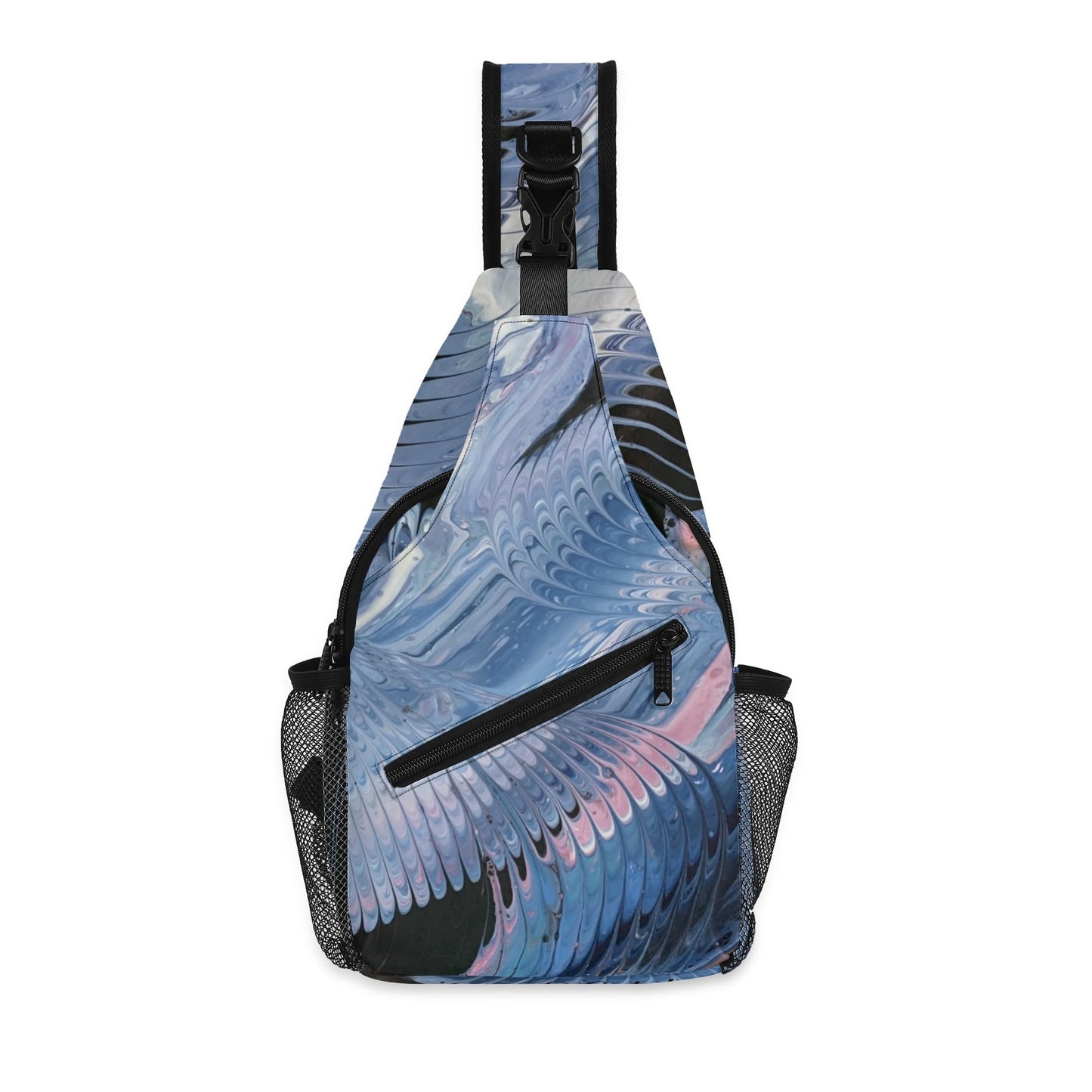 Lalola *Art U Wear* Crossbody Bag with Adjustable Strap, HooArt Blue