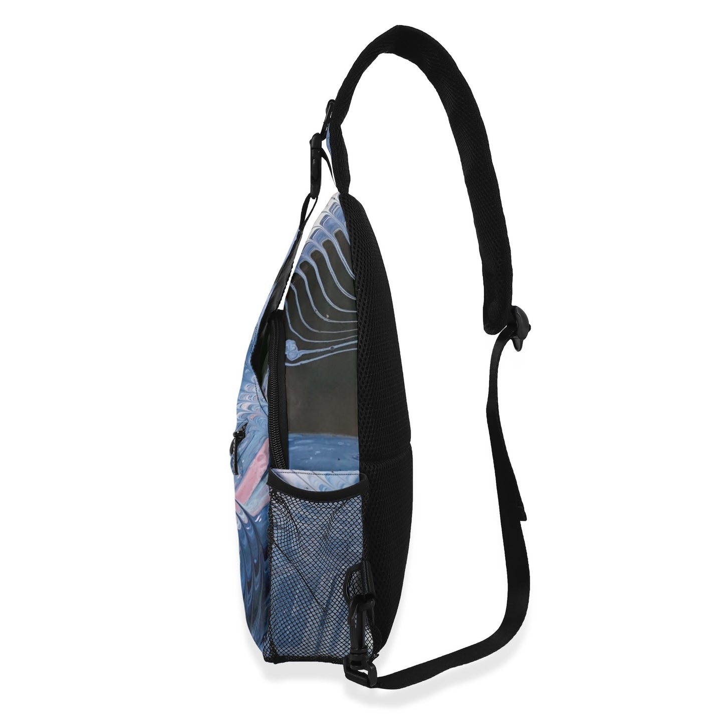 Lalola *Art U Wear* Crossbody Bag with Adjustable Strap, HooArt Blue