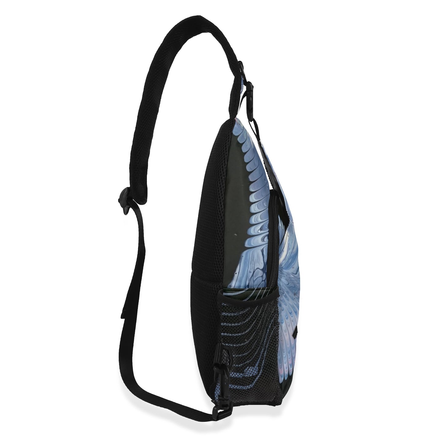 Lalola *Art U Wear* Crossbody Bag with Adjustable Strap, HooArt Blue