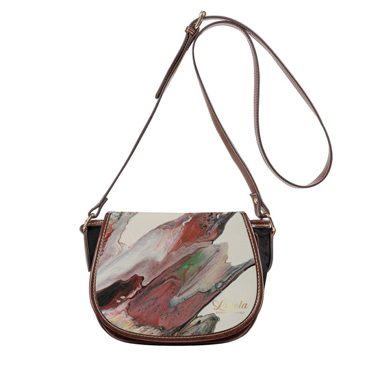 Lalola *Art U Wear* Saddle Bag, HooArt Neutral