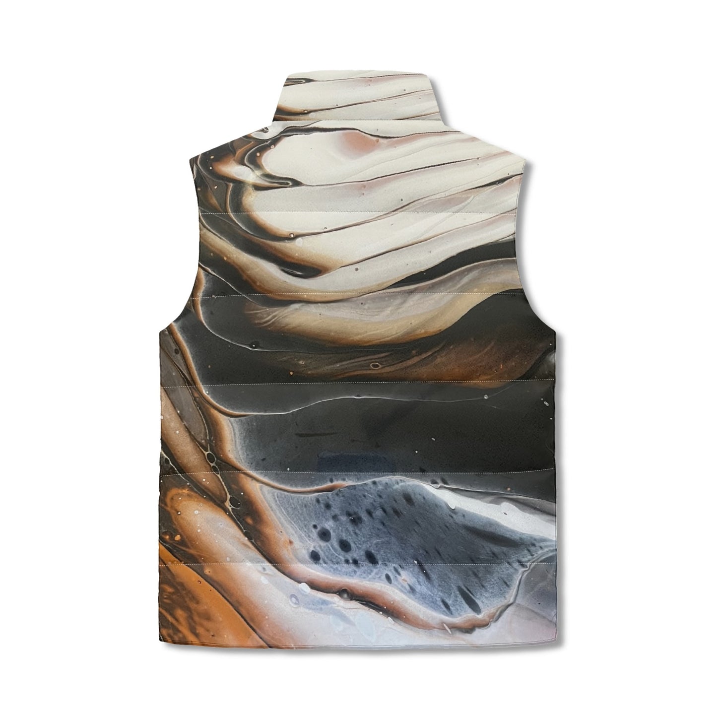HooArt *Art U Wear* Zip Up Puffer Vest, Neutrals