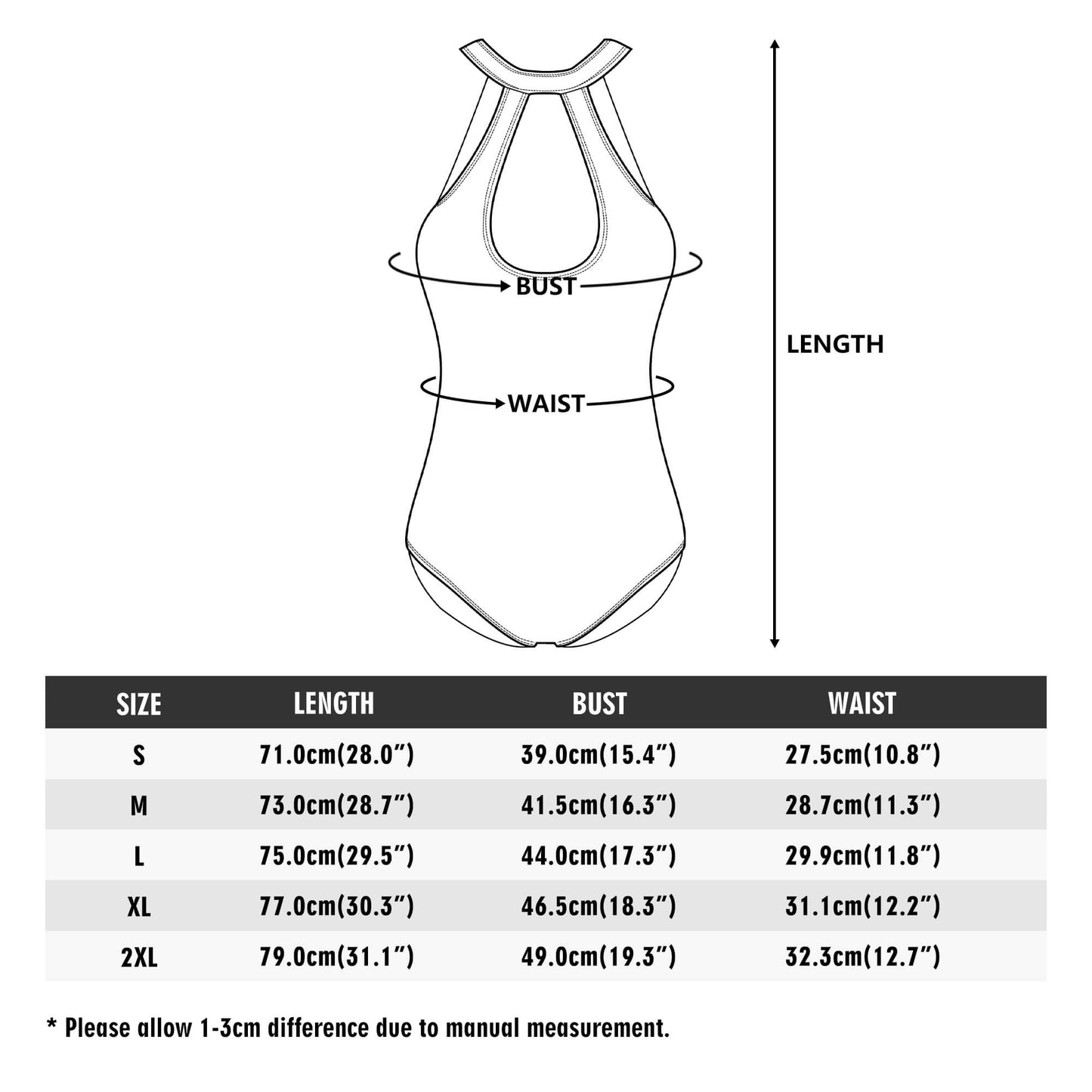 HooArt *Art U Wear* Womens One Piece Swimsuit Sexy Blue