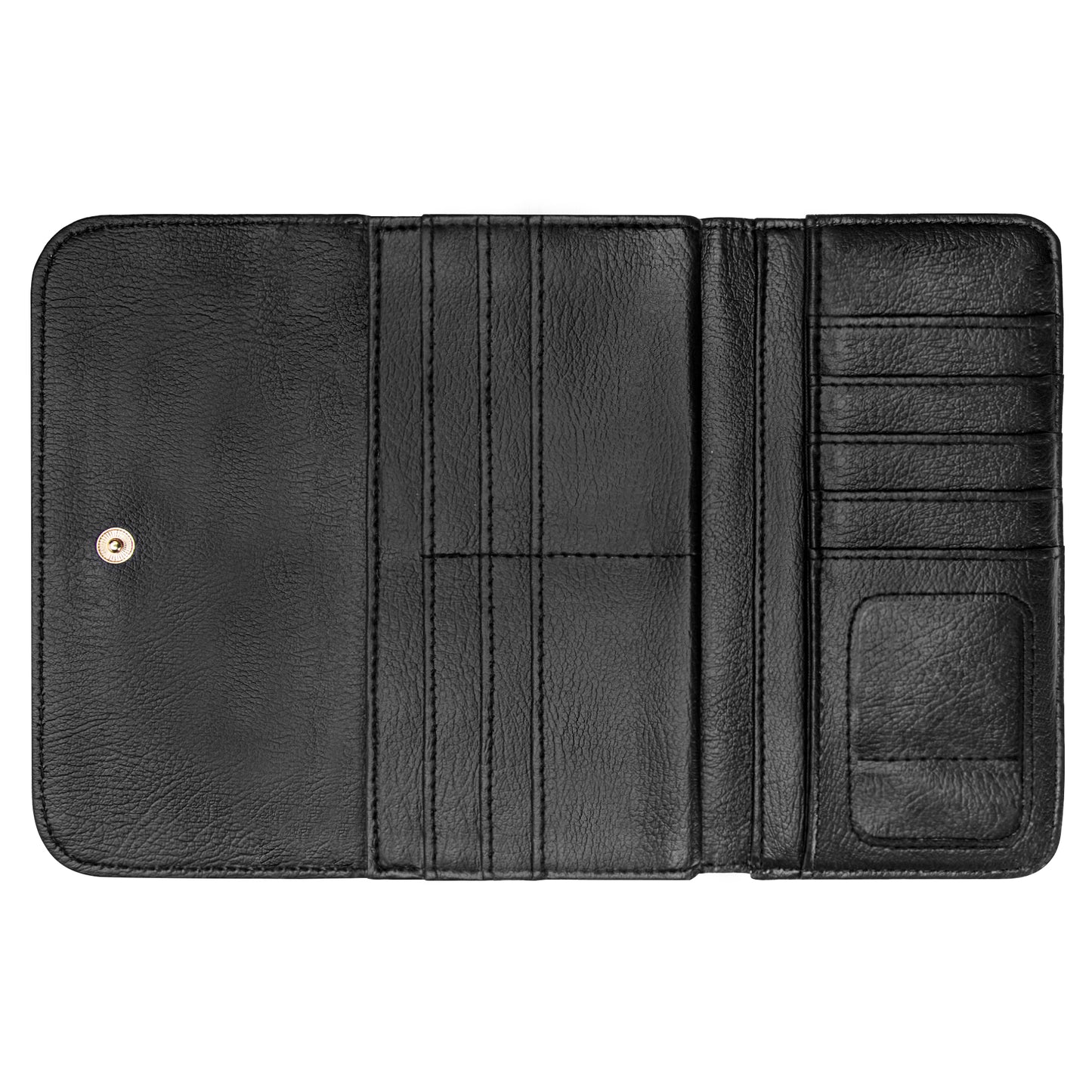 HooArt *Art U Wear* Durable Trifold Vegan Leather Clutch