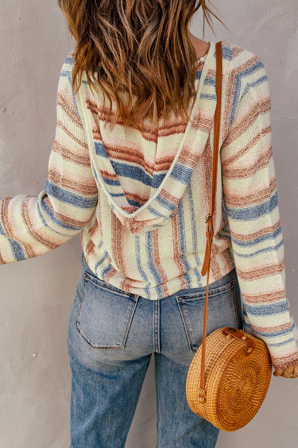Stretch striped sweater